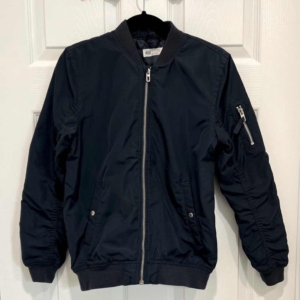 H&M Navy Blue Jacket for kids